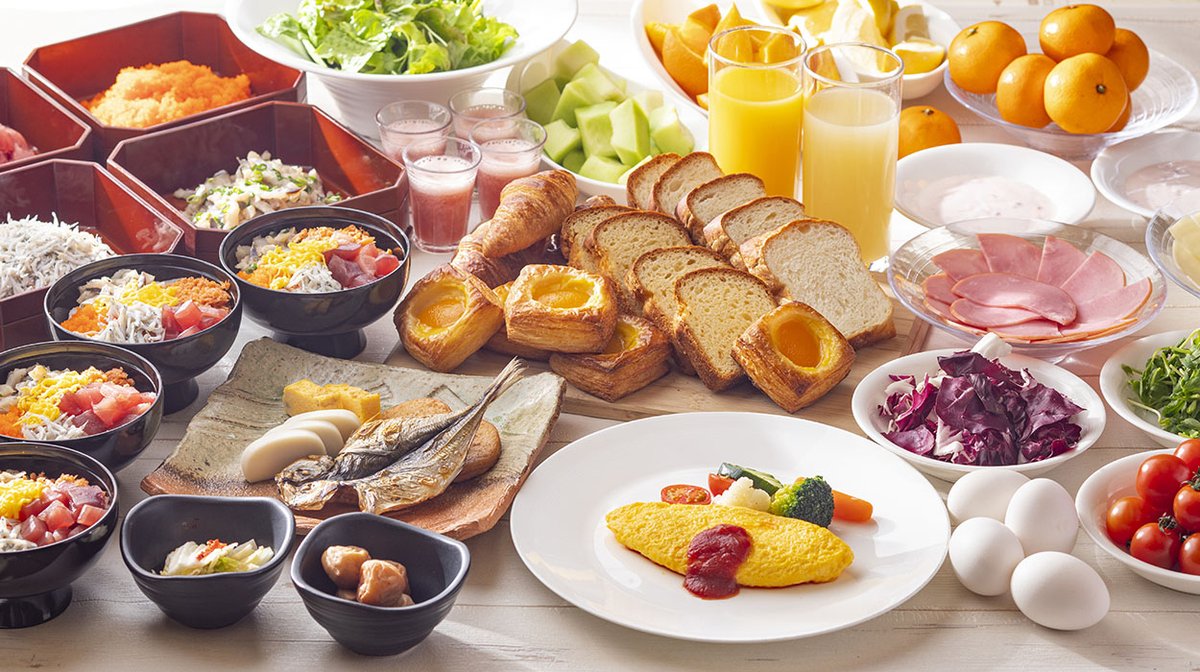ブラッセリー フローラの朝食ブッフェ
