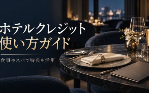 【保存版】ホテルクレジットとは？使い方・金額相場・FHR特典を徹底解説のアイキャッチ画像
