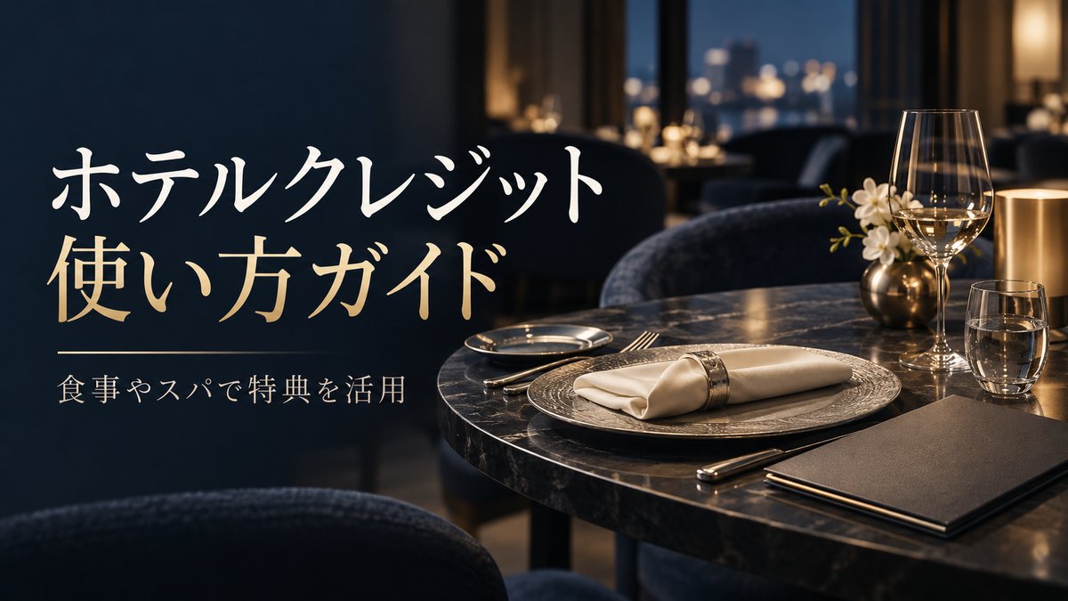 【保存版】ホテルクレジットとは？使い方・金額相場・FHR特典を徹底解説のアイキャッチ画像