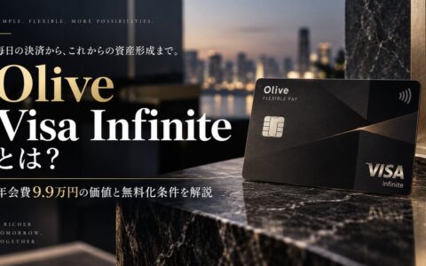 Olive フレキシブルペイ Visa Infiniteとは？年会費9.9万円の価値と無料化条件を解説のアイキャッチ画像