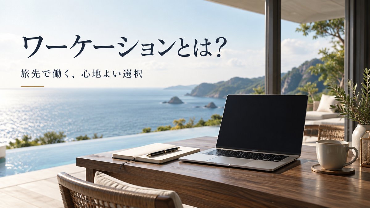 ワーケーションとは？のアイキャッチ画像