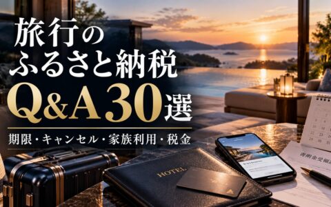 旅行のふるさと納税 よくある質問30選｜期限・キャンセル・家族利用・税金