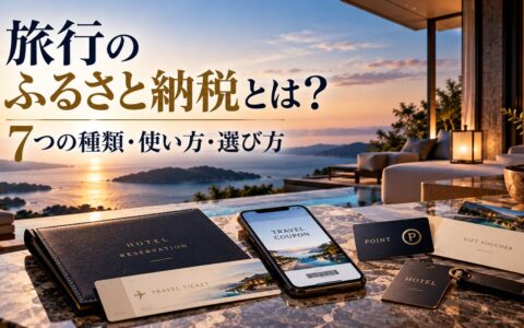 旅行のふるさと納税とは｜7つの種類・使い方・選び方を一次情報で解説