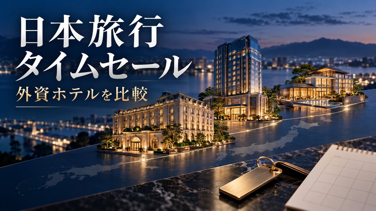 日本旅行タイムセール2026年10月｜10月21日（水）まで・外資ホテルの料金と予約の注意点のアイキャッチ画像