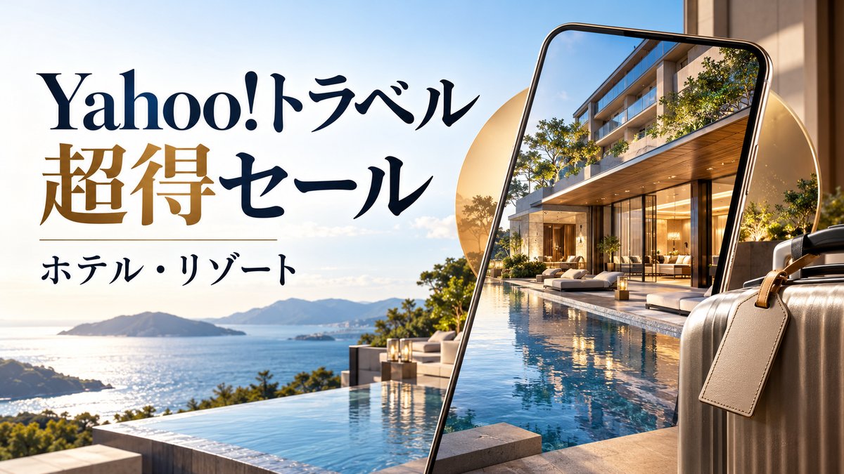 Yahoo!トラベル超得セール2026年10月｜PayPayポイント15%以上・10月19日（月）11:59までのアイキャッチ画像